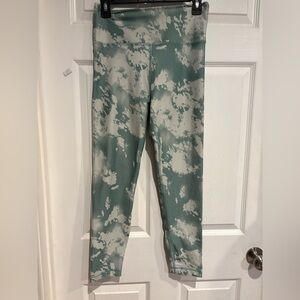 Balance Collection Kids Teal and Cream Leggings
